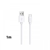 Cablu Type-C Devia Kintone White 1m