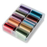 Folii de transfer set 10 Mixed Mirror Effect 01, Cupio