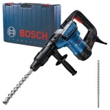 Bosch GBH 5-40 D + Max-4 - Rotopercutor SDS-Max 1100 W 8.5 J valiza plastic + Burghiu SDS-Max 25x400x520 mm
