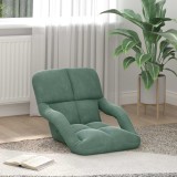 vidaXL Scaun de podea Verde Mării 58 x 62 x 58 cm Catifea 42028141