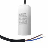 Condensator cu fire CBB60 30&micro;F 45x95mm 450V, Elefant Innovative ReliableTools