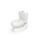 Olita tip WC, cu sunet, alb, 28x39x38cm &ndash; Dolu