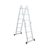 Scara multifunctionala din aluminiu 3,7 m, 4x4 trepte, 150 kg
