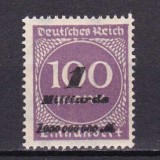 Cumpara ieftin ✅ (S43) Germania Reich 1923 &quot; Supratipar inflatie - cifra in cerc &quot; serie Michel 331 , MH