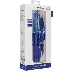Vibrator Shots Toys &raquo;Rotating Beetle&laquo; 23 cm - Albastru