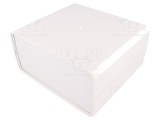 Carcasă ABS gri cu panou 180mm x 160mm x 85mm