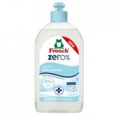 Detergent lotiune pentru vase Zero% Sensitive, 500 ml, Frosch