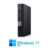 Mini PC Dell OptiPlex 7070, Hexa Core i5-9500T, 16GB DDR4, 256GB SSD, Win 11 Pro