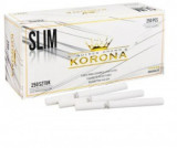 Tuburi de tigari Korona Slim 250 White
