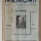 MEMORII VOL IV de N. IORGA , 1939 , COPERTA FATA UZATA