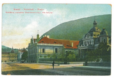 4621 - BRASOV, Justice Palace, Romania - old postcard - used - 1929 foto