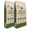 vidaXL Hrană uscată c&acirc;ini Adult Essence Beef, 2x15kg (30kg total), toate rasele, +1 an, Prebiotice, Digestie ușoară