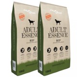 vidaXL Hrană uscată pentru c&acirc;ini Adult Essence Beef 2 buc. 30 kg