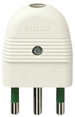 Vimar Stecher 20A, 250V, 3 pini alb ProAdvanced PowerfulTools foto