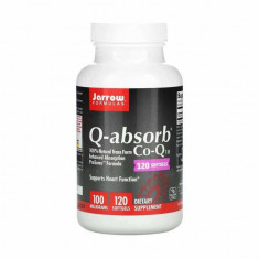 Q-absorb CoQ10 Coenzima Q10 - Kaneka 100 miligrame Jarrow Formulas, 120 softgels