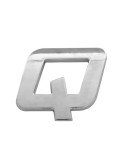 Ornament Auto 3D Litera Q 26 MM Cromat