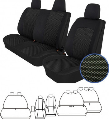 Set Huse Scaune Toyota Proace 8+1 locuri 9 locuri 2016-2020 foto