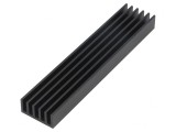 Radiator Extrudat Negru 100mm x 21mm x 10mm