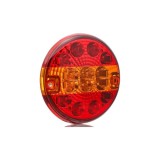 Lampa LED stop remorca rotunda 140 mm 12V-24V cu semnalizare, IP67