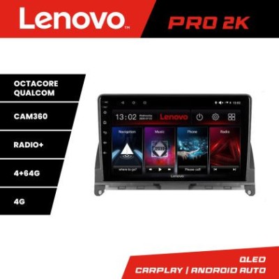 Navigatie Mercedes W204 2008-2012 Lenovo Kit-W204 8 core QLED 2K 4+64 360 Android Waze USB Navigatie Internet Youtube Radio CarStore Technology foto