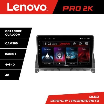 Navigatie Mercedes W204 2008-2012 Lenovo Kit-W204 8 core QLED 2K 4+64 360 Android Waze USB Navigatie Internet Youtube Radio CarStore Technology