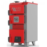 Cazan pe Combustibil Solid WARMLINE ECO 30 KW - Otel 6mm, Randament 85.6%, Gratar Mobil, Automatizare PID