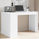 VidaXL Birou, alb, 123,5x73,5x75 cm, lemn prelucrat