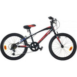 Bicicleta copii Dino Bikes 20&#039; MTB baieti Sport negru cu 6 viteze