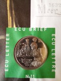 1 Ecu 1996 Nederlands UNC ( Johannes Brenner ) Plic numismatic / filatelic