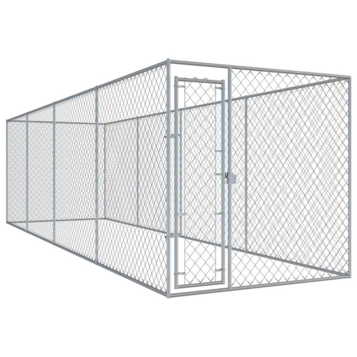 Padoc pentru caini de exterior, 760x192x185 cm