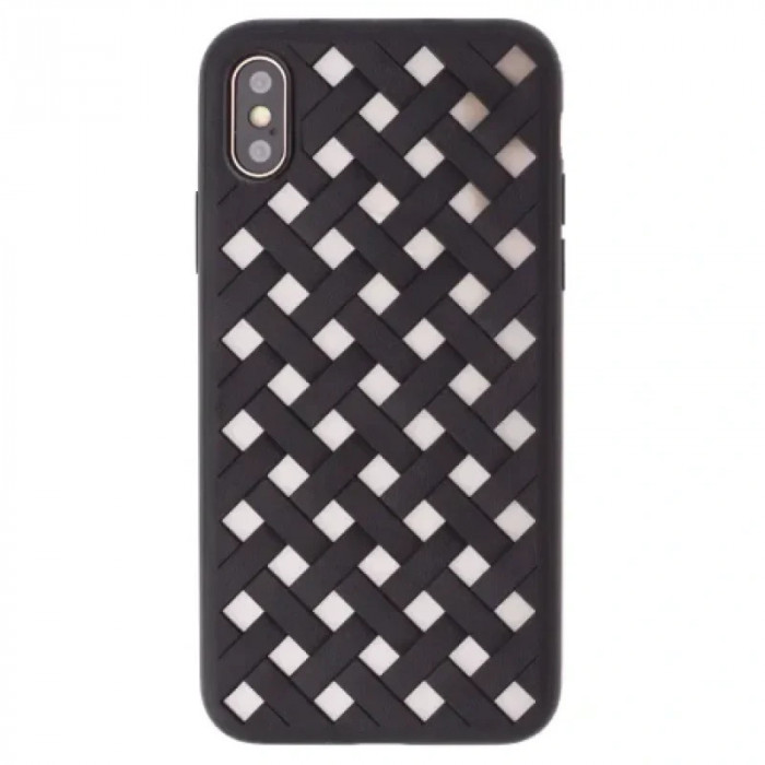 Husa hard iPhone X Baseus Paper-Cut Neagra