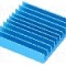 Radiator extrudat, aluminiu, 35mm x 35mm, albastra, Advanced Thermal Solutions - ATS-X53350B-C1-R0