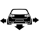 Sticker Auto Volkswagen Golf