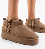 Cumpara ieftin Cizme tip Ug Bar Khaki