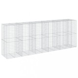 Cumpara ieftin Cos gabion cu capac, 550x100x200 cm, fier galvanizat