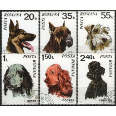 Romania 1971 - C&acirc;ini, serie stampilata