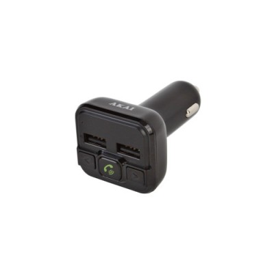 Modulator FM Akai , Bluetooth, USB, Micro SD Card reader, functie incarcator telefon, microfon incorporat, egalizator Cod: FMT-20BT Automotive Trusted foto