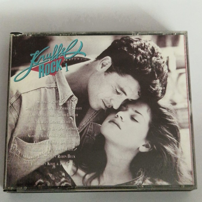 Various &lrm;&ndash; Knuffelrock 1 NM / NM dublu cd Columbia Belgia 1990 rock synth pop