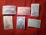 Serie Romania 1939 CEFERIADA , 6 valori , val. 7 lei pliu usor