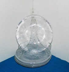 Farfurii cristal masiv suflate manual liber in mulaj, set 6 buc. - Party Leaf - design Ann Warff, KOSTA BODA Sweden