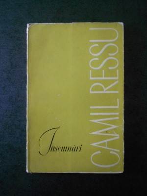 CAMIL RESSU - INSEMNARI foto