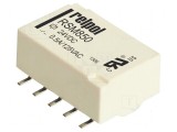 Releu electromagnetic DPDT 24VDC 2A SMD