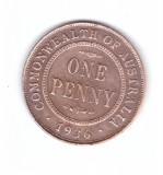 Moneda Australia 1 penny 1936, stare foarte buna, curata