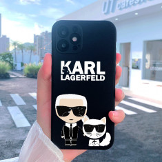 Husa Pentru Iphone 13 Mini Karl Lagerfeld Neagra foto
