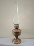 Lampa cu petrol vintage din alama