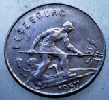 1.007 LUXEMBURG LUXEMBOURG 1 FRANC 1957, Europa, Cupru-Nichel