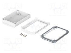 Carcasă desktop BOPLA BoVersa policarbonat 80x125x42mm IP68 alb transparent