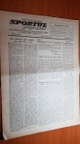 sportul popular 6 ianuarie 1953-pregatirea partiei de bob de la sinaia,fotbal