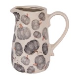 Cumpara ieftin Carafa decorativa ceramica gri bej Dovleac 16x12x18 cm