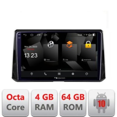 Navigatie Toyota Corolla/Auris 2018- 5510-388 Android Octa Core 720p 4+64 DSP 360 camera carplay android auto CarStore Technology foto